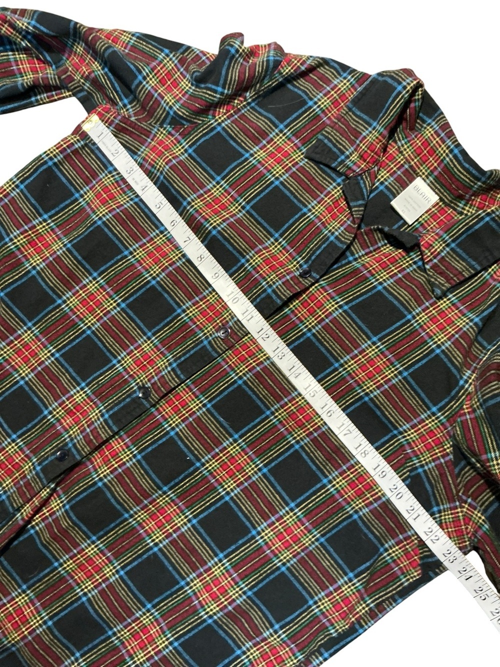 Mickey Mouse Upcycled T Shirt Flannel Sparkly Shacket Unique Disney Disneyland - Picture 8 of 9